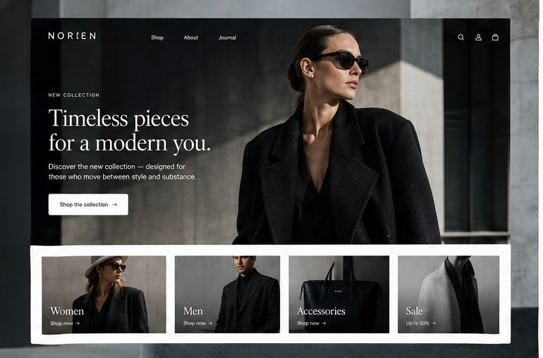 Concept – E-commerce moda